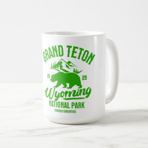 Caneca De Café Parque Nacional Grand Teton Wyoming Natureza Ao Ar