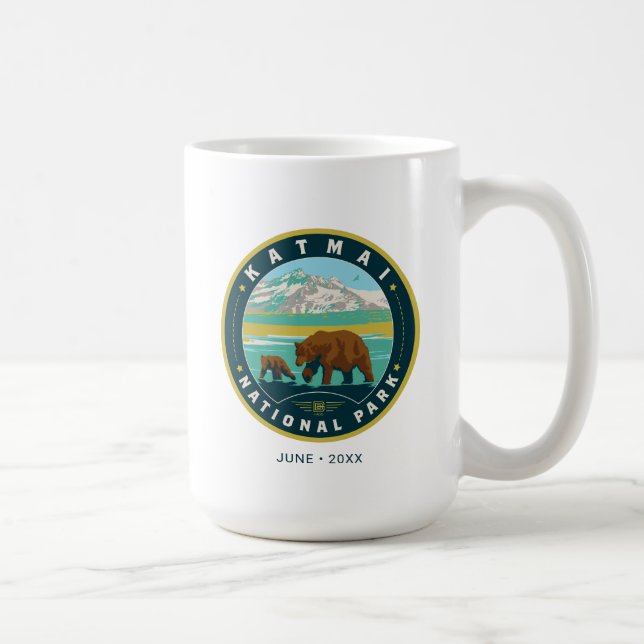 Caneca De Café Parque Nacional Katmai (Direita)