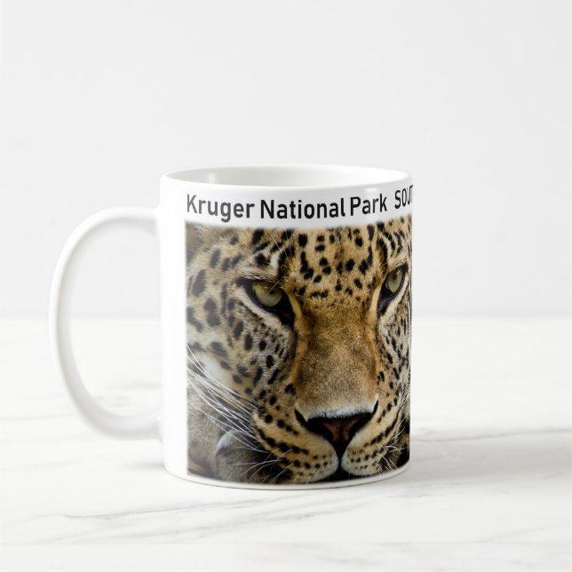 Caneca De Café Parque Nacional Kruger Lepard (Esquerda)