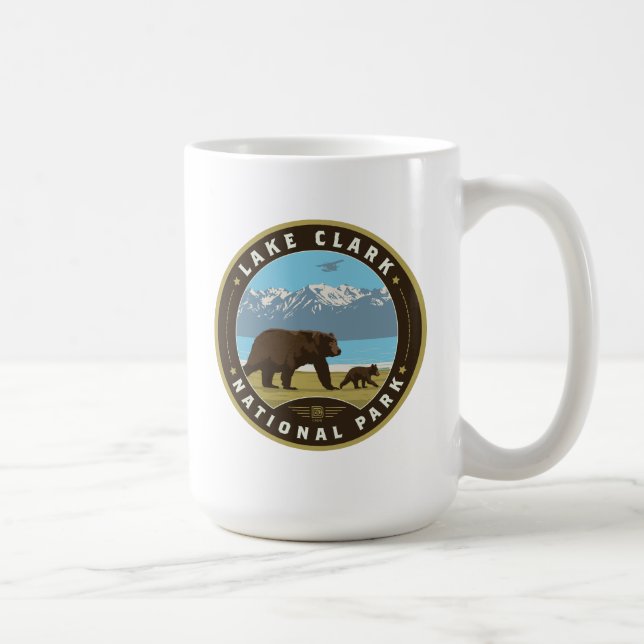 Caneca De Café Parque Nacional Lake Clark (Direita)
