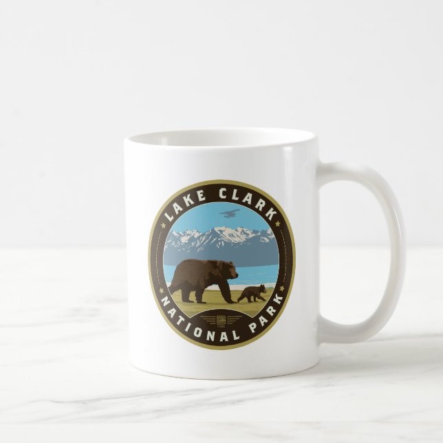Caneca De Café Parque Nacional Lake Clark (Direita)