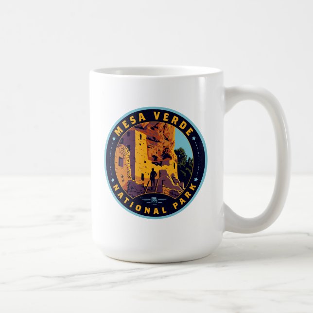 Caneca De Café Parque Nacional Mesa Verde (Direita)