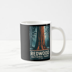 Caneca De Café Parque Nacional Redwood Vintage Acampamento Caminh