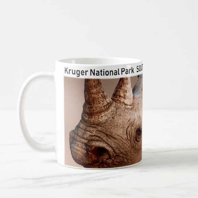 Caneca De Café Parque Nacional Rhino de Kruger (Esquerda)