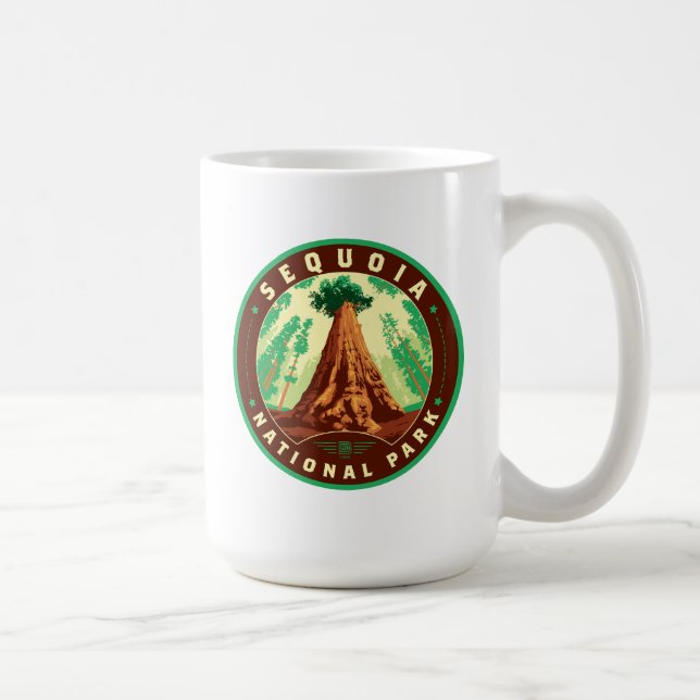 Caneca De Café Parque Nacional Sequoia (Direita)