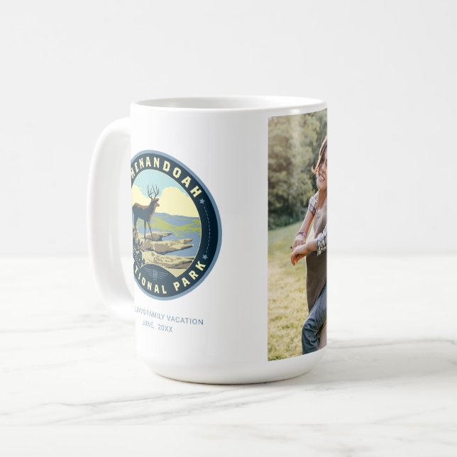 Caneca De Café Parque Nacional Shenandoah (Frente Esquerda)