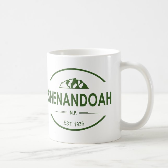 Caneca De Café Parque Nacional Shenandoah (Direita)