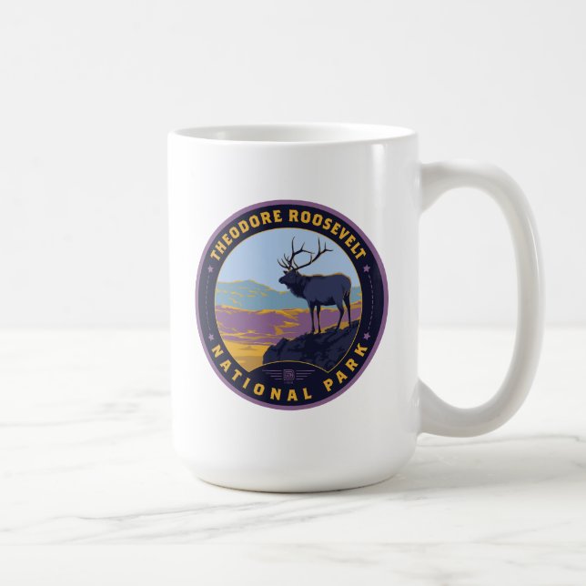 Caneca De Café Parque Nacional Theodore Roosevelt (Direita)