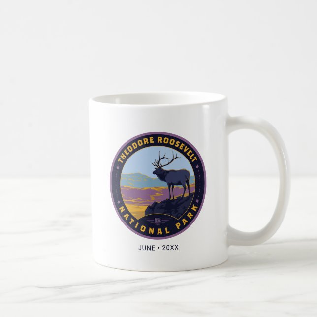 Caneca De Café Parque Nacional Theodore Roosevelt (Direita)