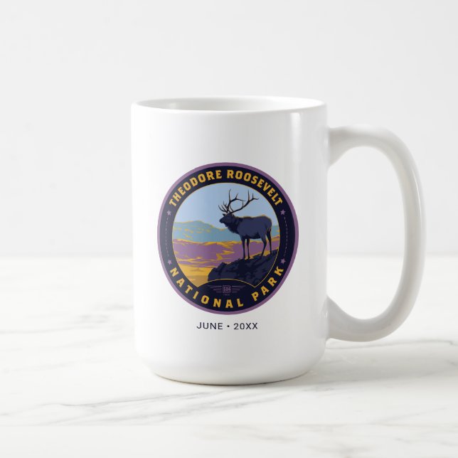 Caneca De Café Parque Nacional Theodore Roosevelt (Direita)