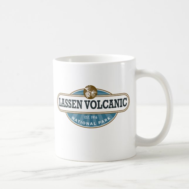 Caneca De Café Parque nacional vulcânico de Lassen (Direita)