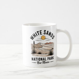 Caneca De Café Parque Nacional White Sands Lembrança Novo México 