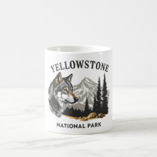 Caneca De Café Parque Nacional Wolf Mug, situado em Yellowstone