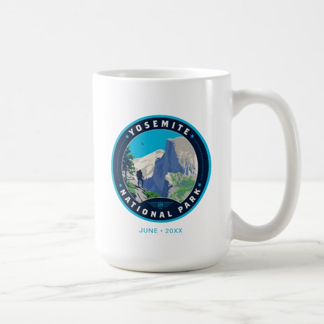 Caneca De Café Parque Nacional Yosemite (Direita)