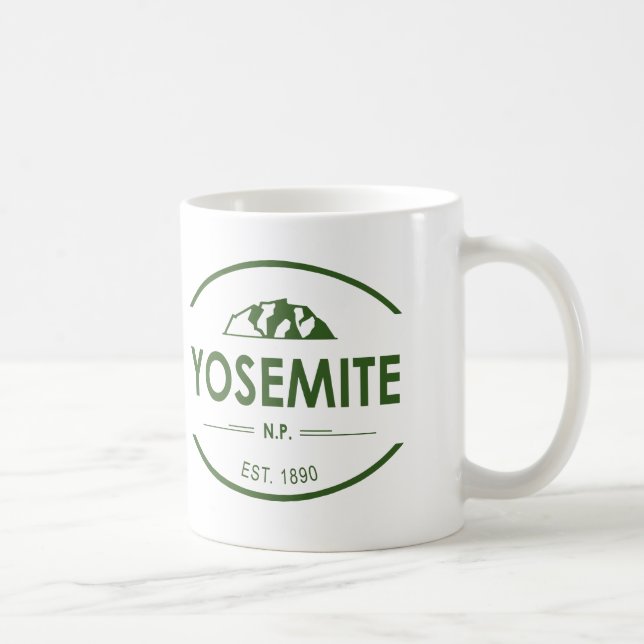 Caneca De Café Parque Nacional Yosemite (Direita)