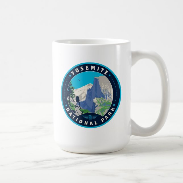 Caneca De Café Parque Nacional Yosemite (Direita)