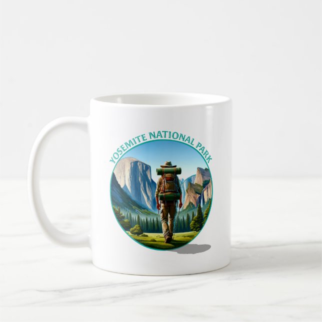 Caneca De Café Parque Nacional Yosemite (Esquerda)