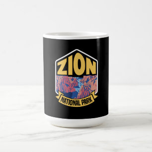 Caneca De Café Parque Nacional Zion Utah Retro