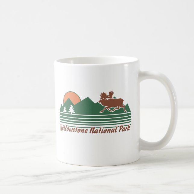 Caneca De Café Parque Yellowstone (Direita)