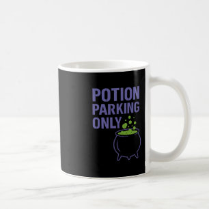 Caneca De Café Parqueamento de Poção de Halloween Apenas Gráfico