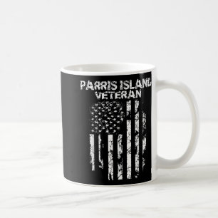 Caneca De Café Parris Island Veteran