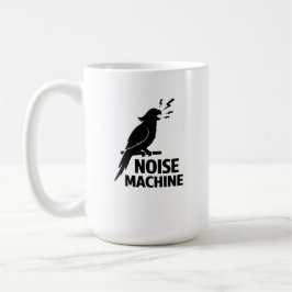 Caneca De Café Parrot Noise Machine Funny Pet Owner Design