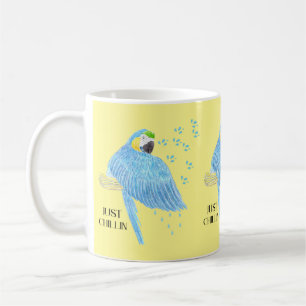 Caneca De Café Parrot So Chillin