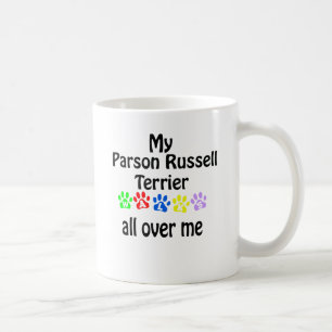 Caneca De Café Parson Russell Terrier Walks Design