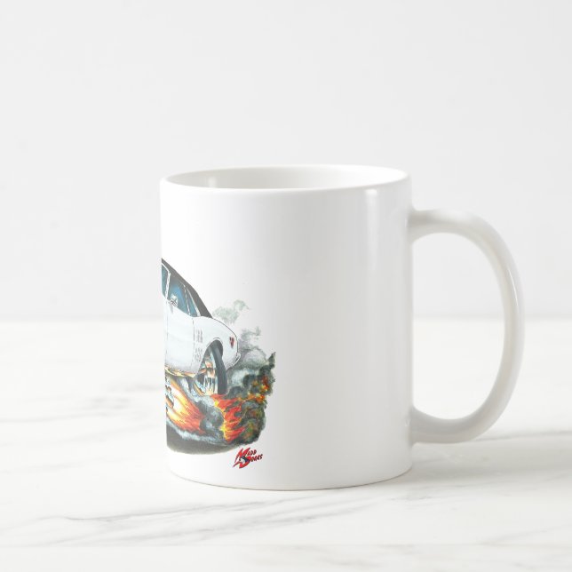 Caneca De Café Parte superior 1967-68 Branco-Preta de Firebird (Direita)