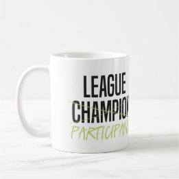 Caneca De Café Participante do campeonato de futebol da fantasia