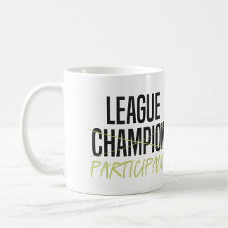 Caneca De Café Participante do campeonato de futebol da fantasia