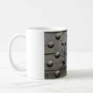 CANECA DE CAFÉ PARTICULAR DA PORTA DE UM GADO DE CASTELO