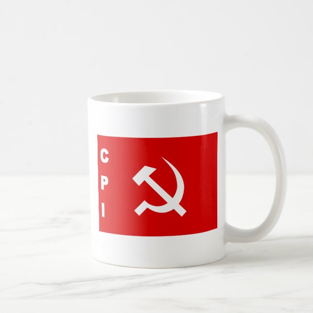 Caneca De Café partido comunista da CPI-bandeira de India (Direita)