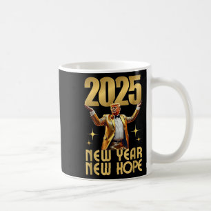 Caneca De Café Partido feliz ano novo 2025 Trump 2025 Ano Novo