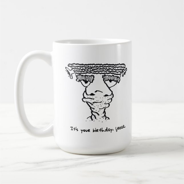 Caneca De Café Parto Humorístico Freak Mug 1-6-23 (Esquerda)