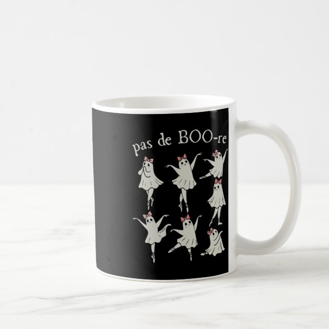 Caneca De Café Pas De Boo-re Ballerina Ghost Halloween Spooky Sea (Direita)
