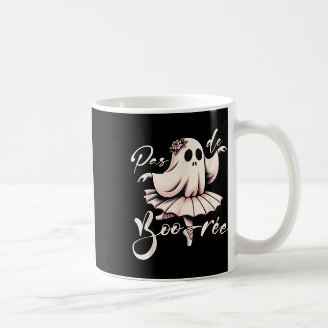 Caneca De Café Pas De Boo-rée Balé Dancer Ghost Dance Professor H (Direita)