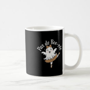 Caneca De Café Pas De Boo-rée Funny Balé Fantasma Dança Halloween