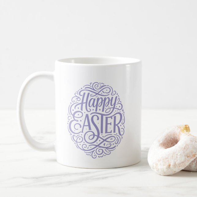 Caneca De Café Páscoa   (Com Donut)