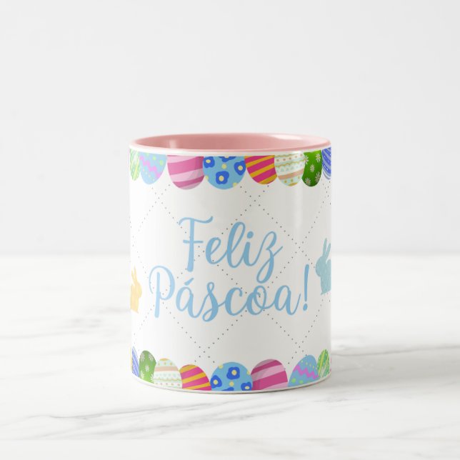 Caneca de café Páscoa 11 oz cerâmica W-PT ZLE  (Centro)