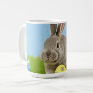 Caneca De Café Páscoa bonita Bunnypara um humor positivo
