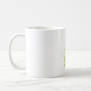 Caneca De Café Páscoa branca Lily