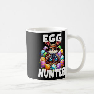 Caneca De Café Páscoa D Da Caça Ao Ovo Gráfico Da Páscoa De Ovos