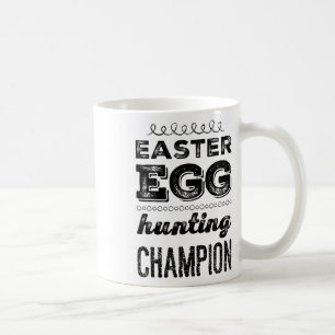 Caneca De Café Páscoa de campeão de caça de ovos de Páscoa de Ovo