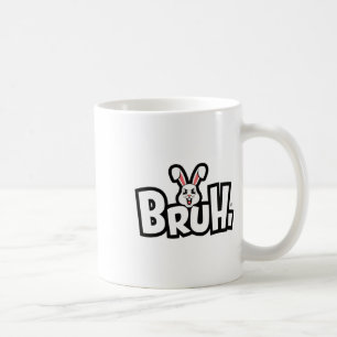 Caneca De Café Páscoa Dia Engraçado Coelhinho Zangado