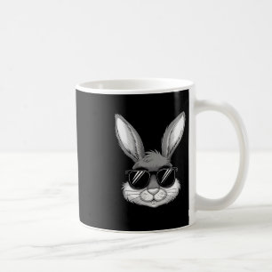 Caneca De Café Páscoa Dia Legal Rosto De Coelhinho Com Pulmões Ho