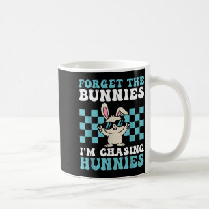 Caneca De Café Páscoa Esqueça Os Coelhos Caçando Hunnies Criança