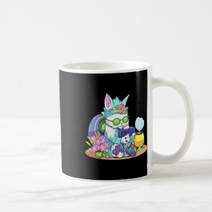 Caneca De Café Páscoa Gato Coelhinho Engraçado Gamer Jogo Meninas