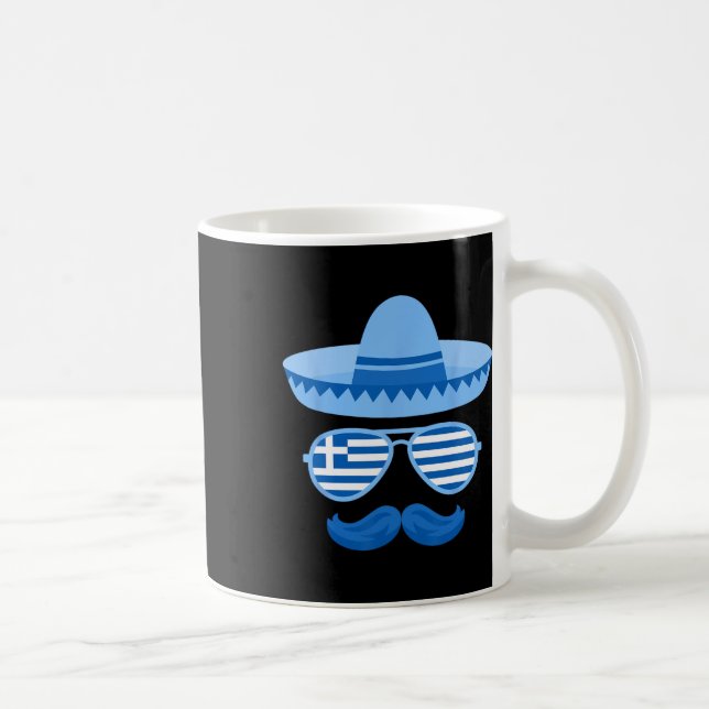 Caneca De Café Páscoa Grega Cinco De Mayo Crianças Mexicanas Bo (Direita)