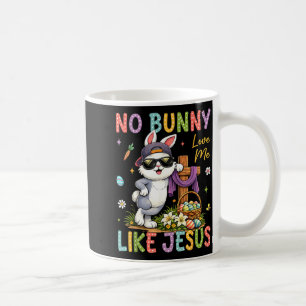 Caneca De Café Páscoa Nenhum Coelho Me Ama Como Jesus Crianças Cr